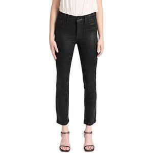 NEW DL1961 - WOMEN'S mara straight mid rise instasculpt ankle jeans in black